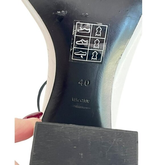 ALEXANDER WANG Woman's Sz 40 9.5 Abby Ankle-strap Sandals in Off White - Picture 9 of 10